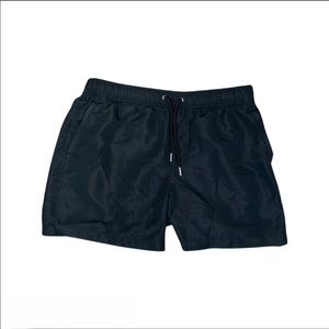 Black swim trunks, size M